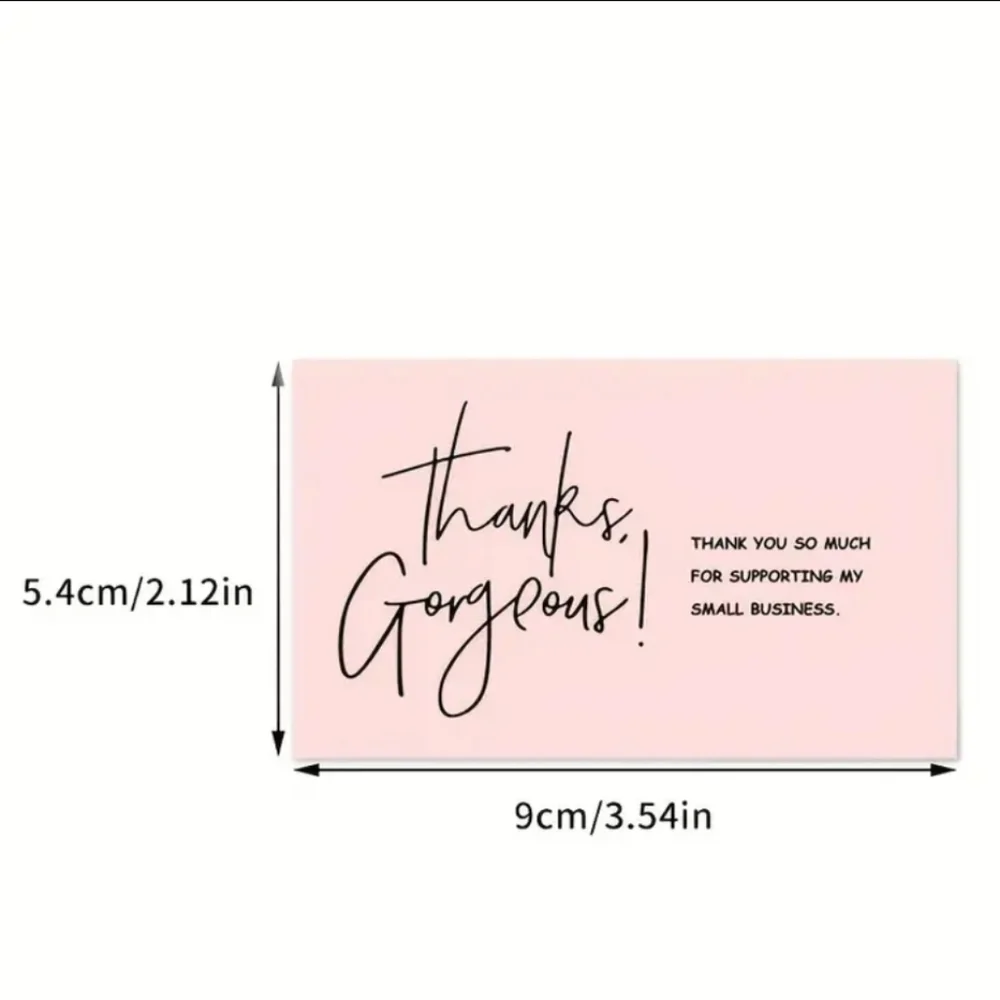 50 pc Thank You Business Cards